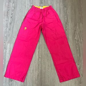 2/$20 Bright pink scrub pants